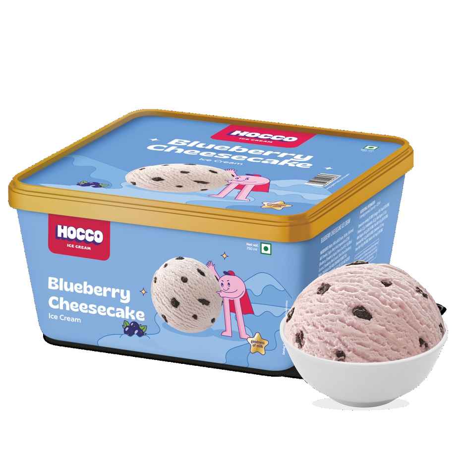 Hocco Blueberry Cheesecake Ice Cream Tub