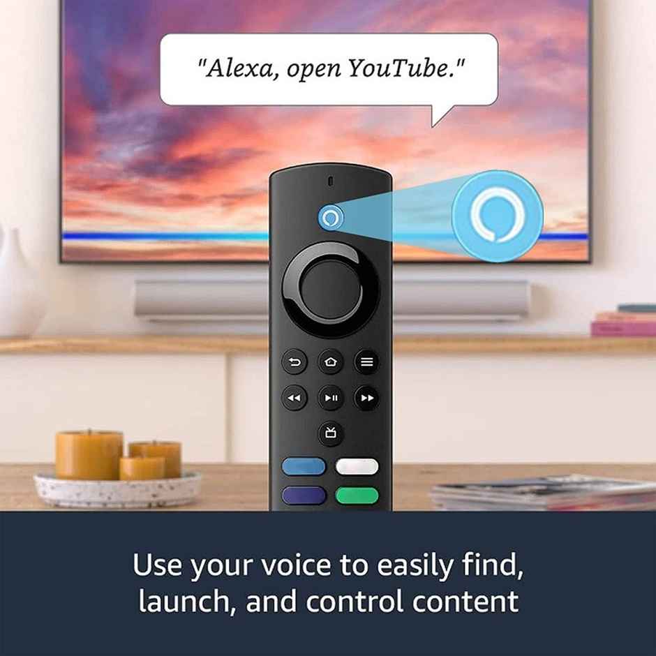 Ailkin Alexa Voice Remote (3rd Gen) with TV controls | Requires compatible Fire TV device | 2021 release