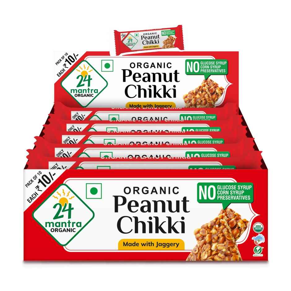 24 Mantra Organic Peanut Chikki
