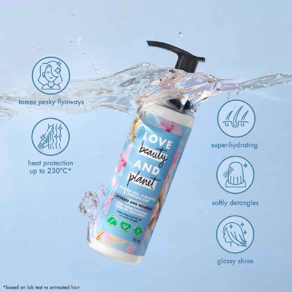 Love Beauty & Planet Jojoba Oil , Hibiscus & Pentavitin Leave - In Conditioner