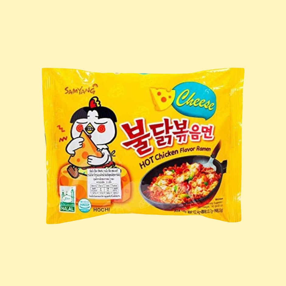 Samyang Cheese Hot Chicken Flavour Ramen Non-Veg