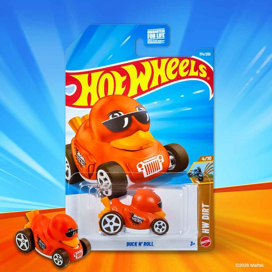 Hot Wheels HW Duck N Roll Toy Car | Worldwide Basic Series | For Kids & Collectors