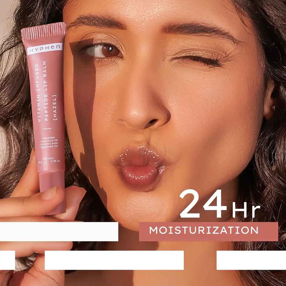 Hyphen Vitamin-Infused Peptide Tinted Lip Balm - Hazel