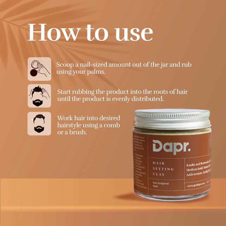 Dapr. Hair Setting Clay