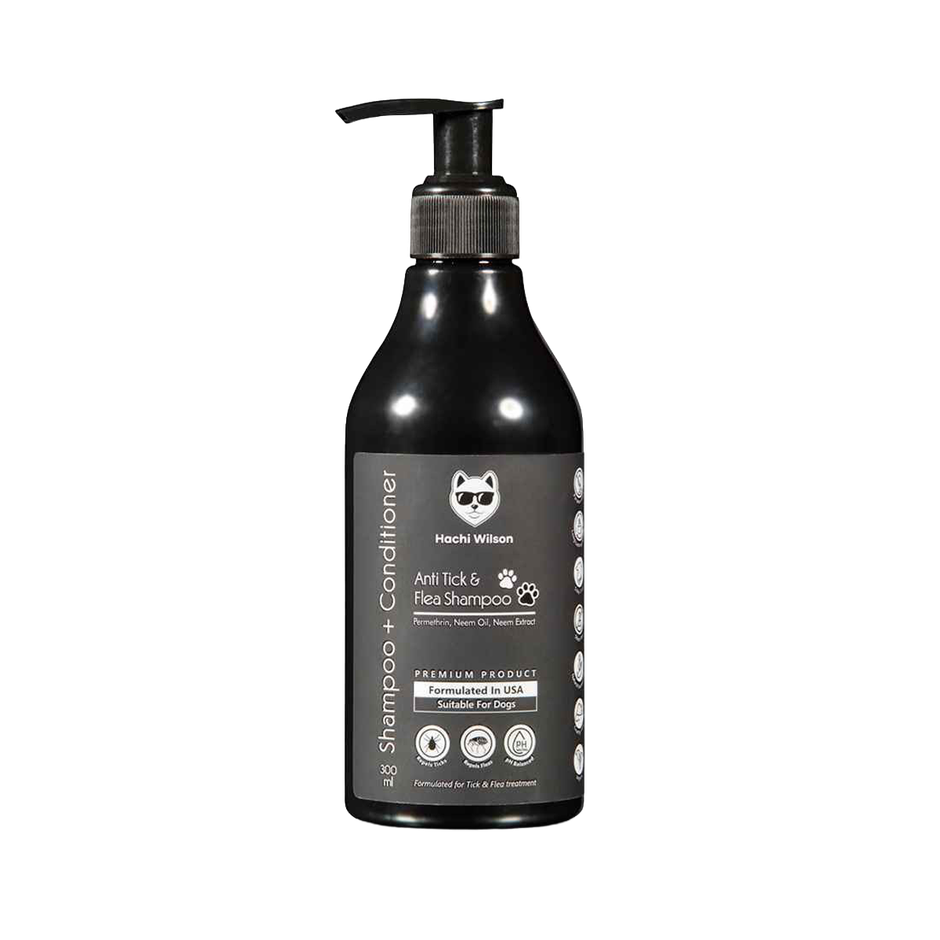 Hachi Wilson Premium Anti Tick & Flea Dog Shampoo And Conditioner
