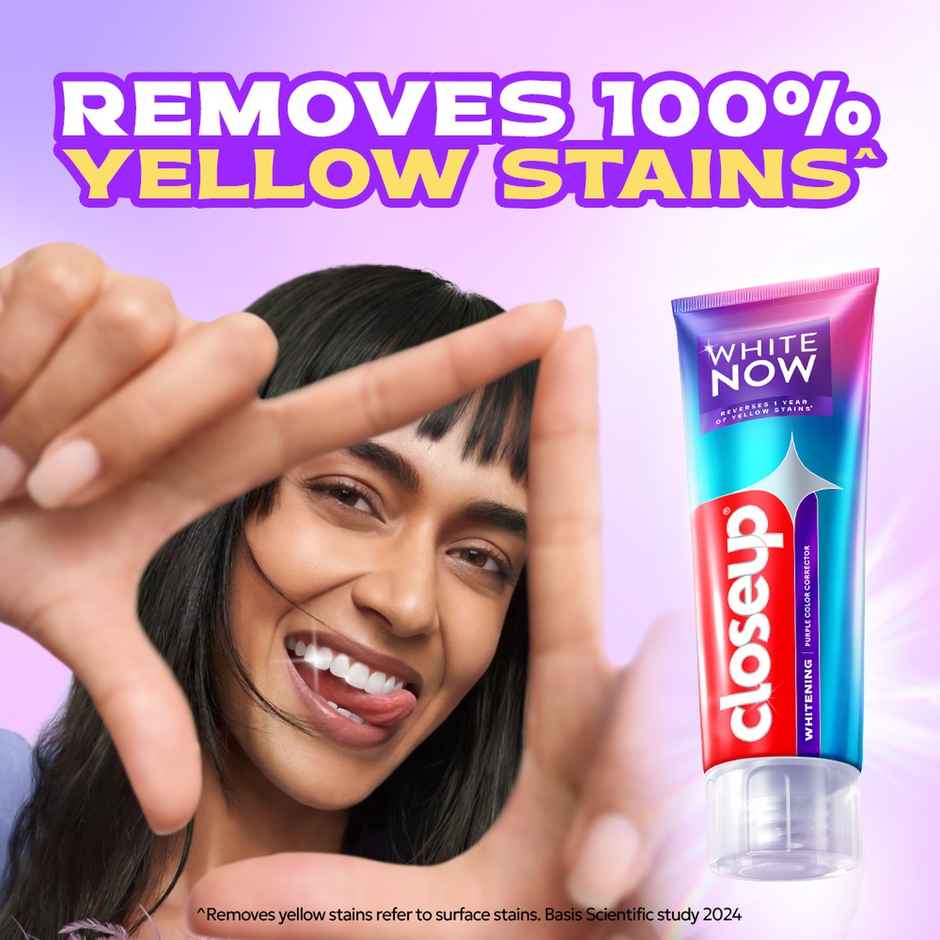 Closeup White Now - Purple Color Corrector Toothpaste