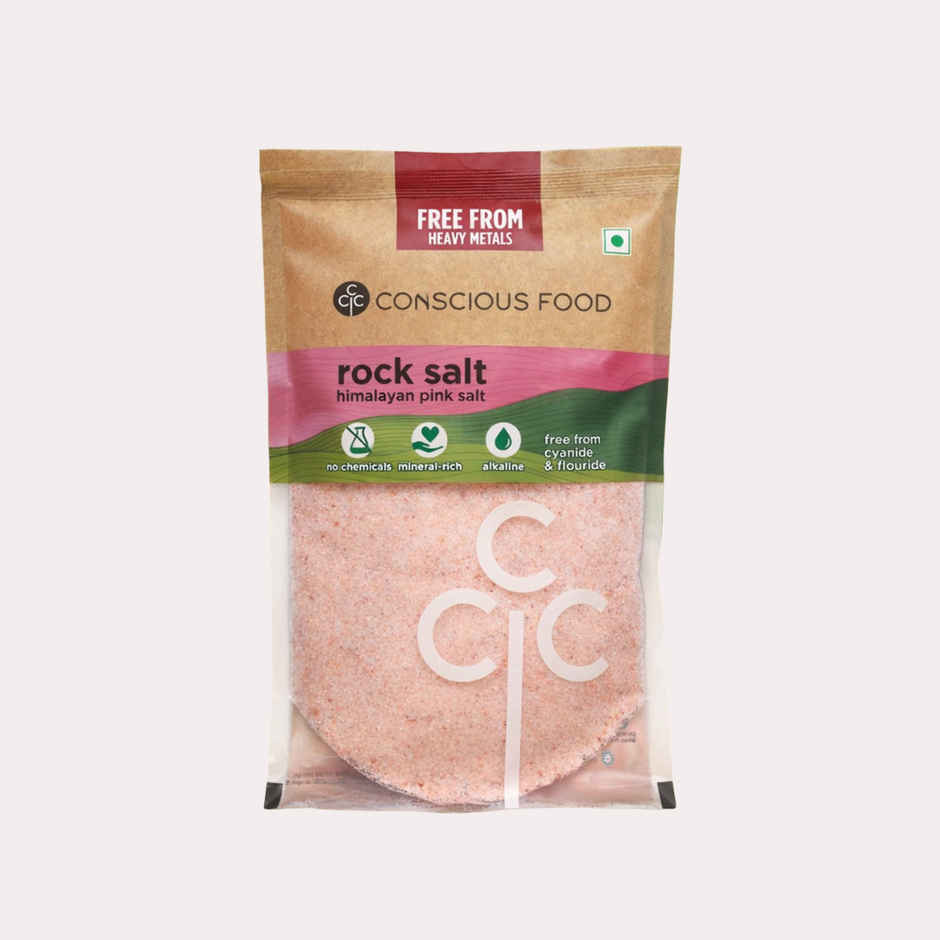 Conscious Food Rock Salt | Unprocessed | Pure And Natural