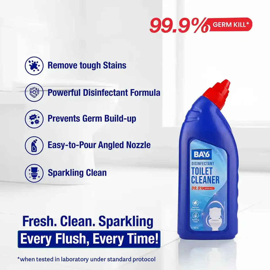 BAY6 Disinfectant Toilet Cleaner Sparkling Clean | Combo
