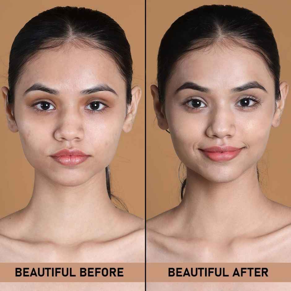 Flicka Flawless Femme HD Liquid Foundation for Face Makeup | 03 Warm Ivory