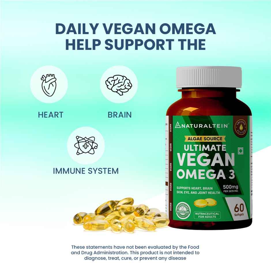 NATURALTEIN Vegan Omega 3 - Algae