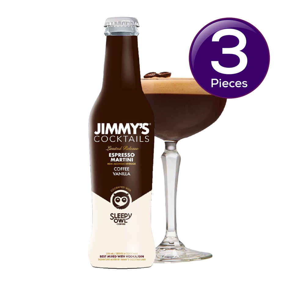 Jimmy's Cocktails Espresso Martini Cocktail Mixer Combo