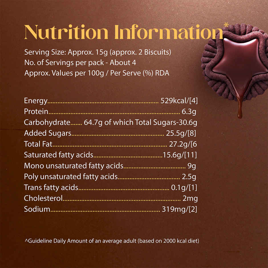 Britannia Pure Magic Choco Stars Chocolate Cream Biscuits | Combo