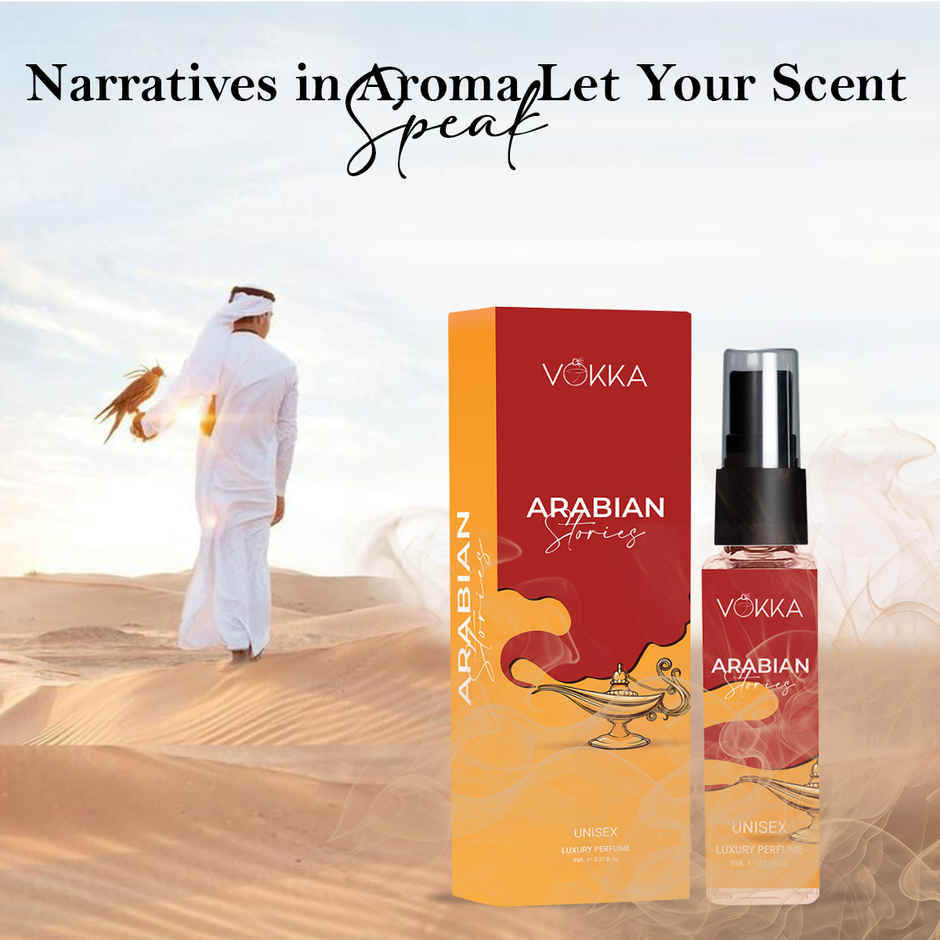 Vokka Pocket Perfume Arabian Stories Unisex Luxury Fruity Musky