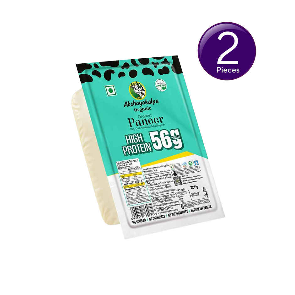 Akshayakalpa Organic High Protein Paneer Combo
