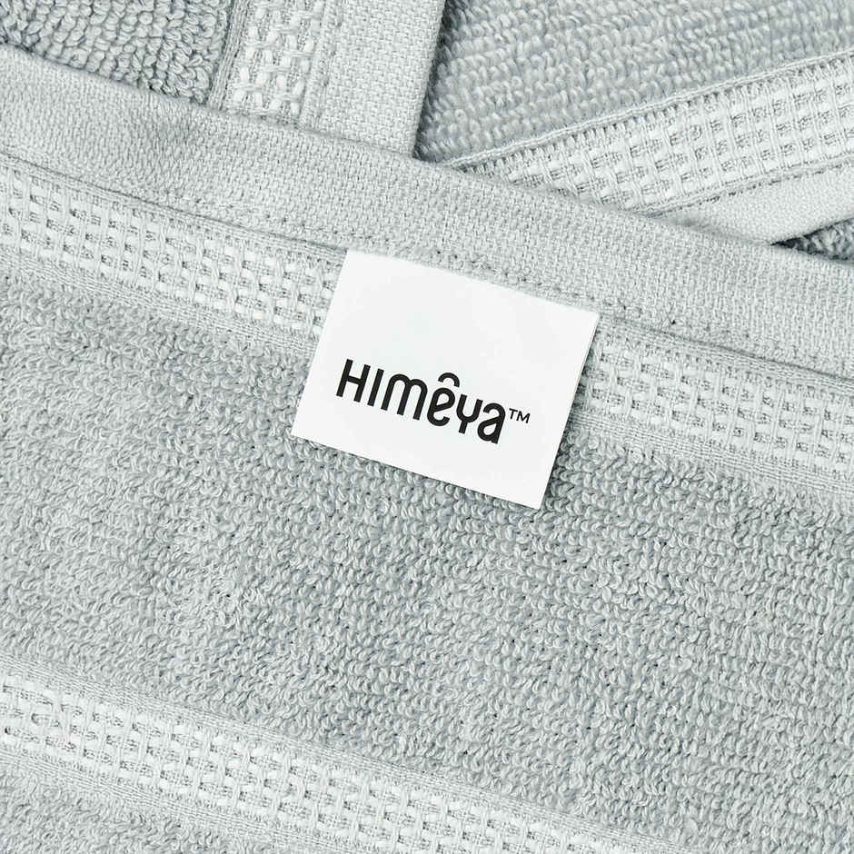Himeya Zero Twist 350 GSM Cotton Bath Towel Grey