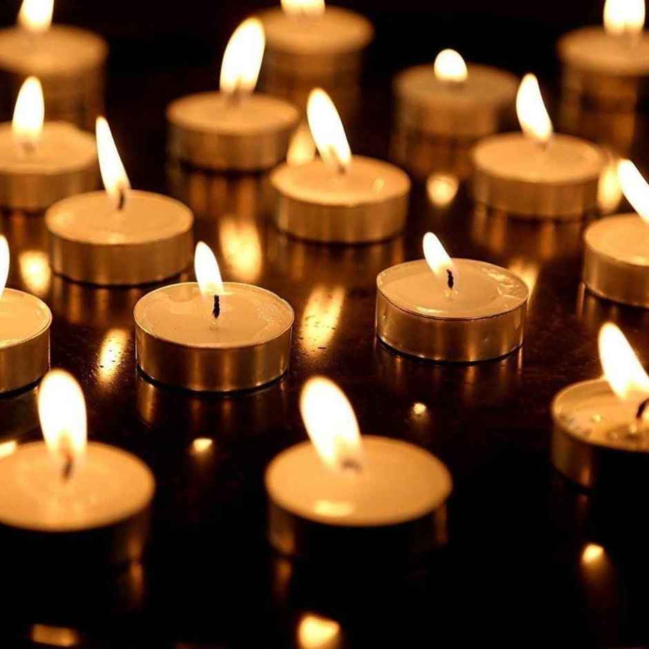 Tea Light Candles Pack | Pack of 50 | Pichai