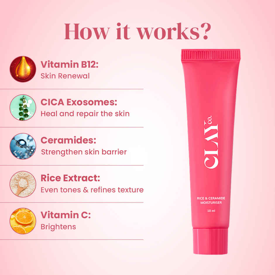 ClayCo. Hydrating Rice & Ceramide Moisturiser with Exosomes