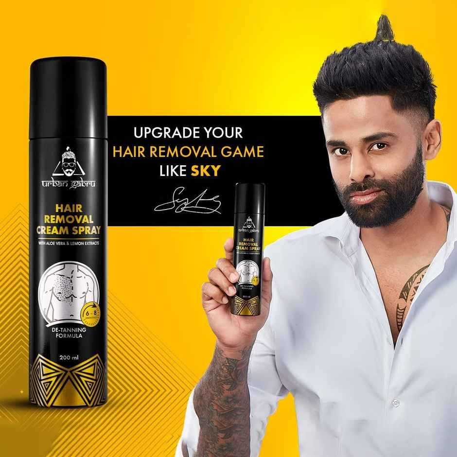 Urban Gabru Hair Removal Cream Spray For Men