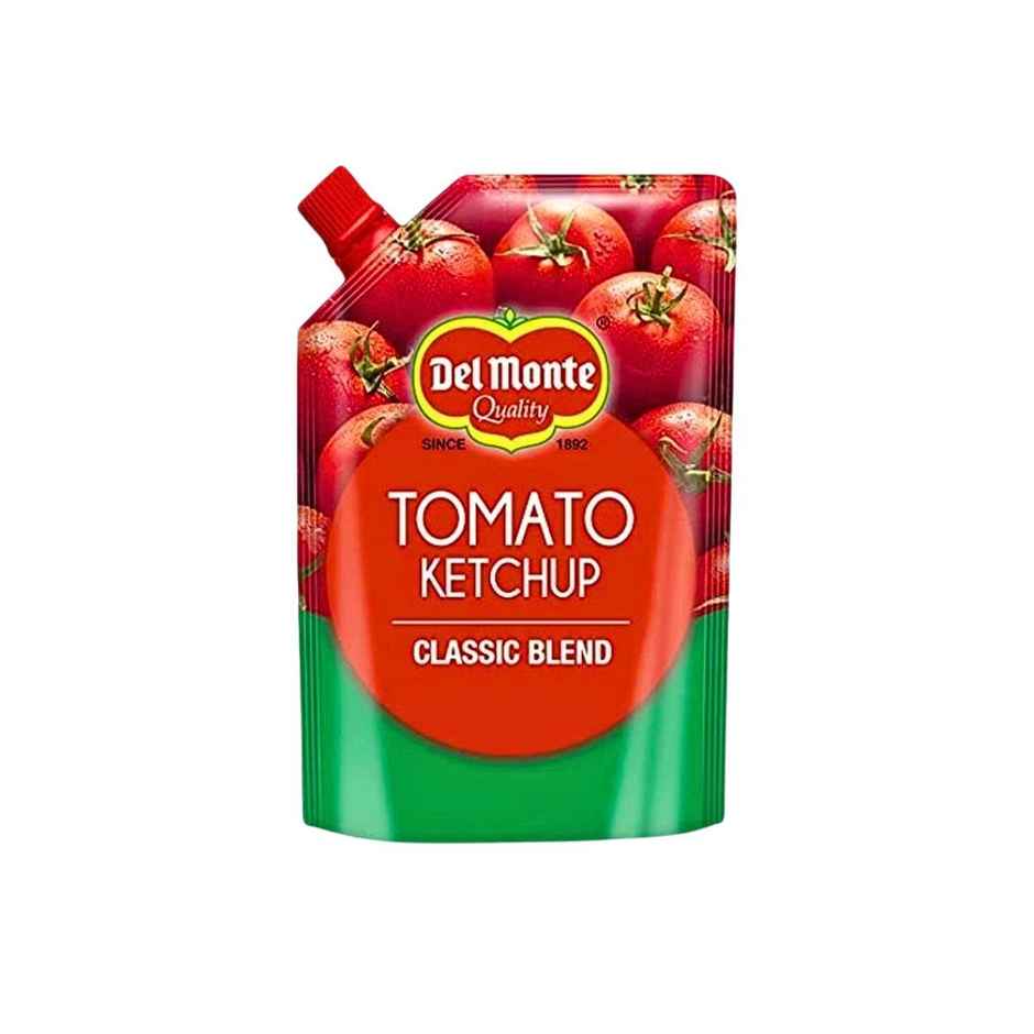 Del Monte Classic Blend Tomato Ketchup Pouch (950gms) & Del Monte Eggless Mayo (500gms) Combo
