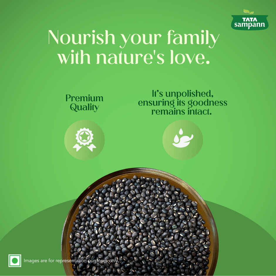 Tata Sampann High Protein Toor Dal - Split(500gms) & Tata Sampann High Protein Kali Urad(500gms) Combo