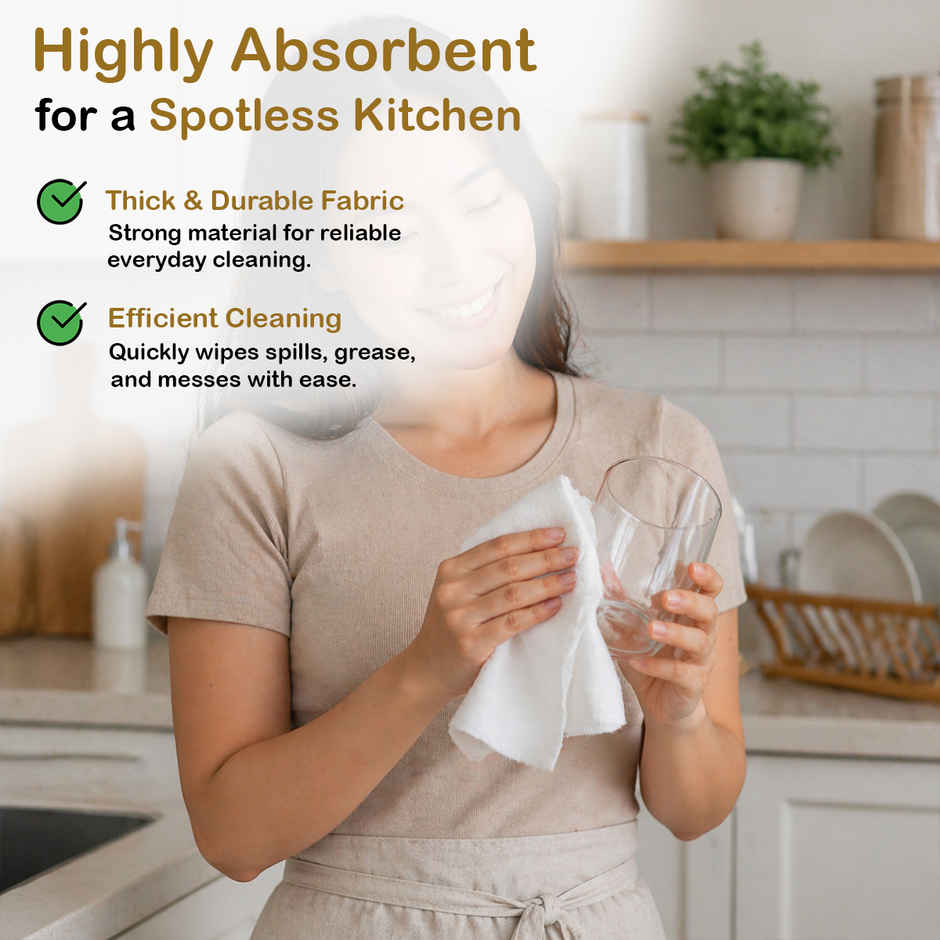 GINNI Superwipe Kitchen Towel Roll | 50 Pulls | 20 x 22 cm