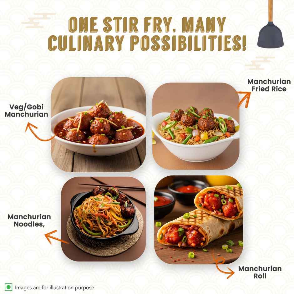 Ching's Premium Manchurian Stir Fry Sauce, Ready to Cook Sauce, No Added Colour, No MSG