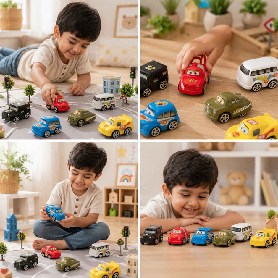 Toytales Mini Racer Cars Set | Racing Car | Toys For Boys | Kids Small Vehicles Gift