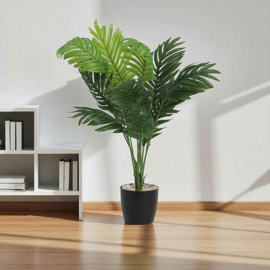 Casacraft by Pepperfry Polyester Areca Palm Artificial Plant With Pot by Arick Decor