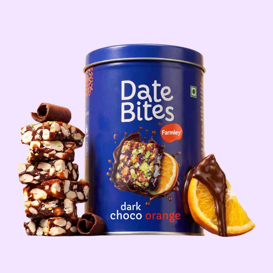 Farmley Choco Orange Chocolate Date Bites | No Added Sugar