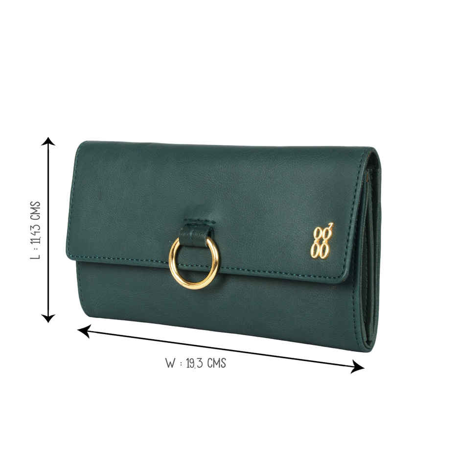 Baggit Women L Green 3 Fold Wallets