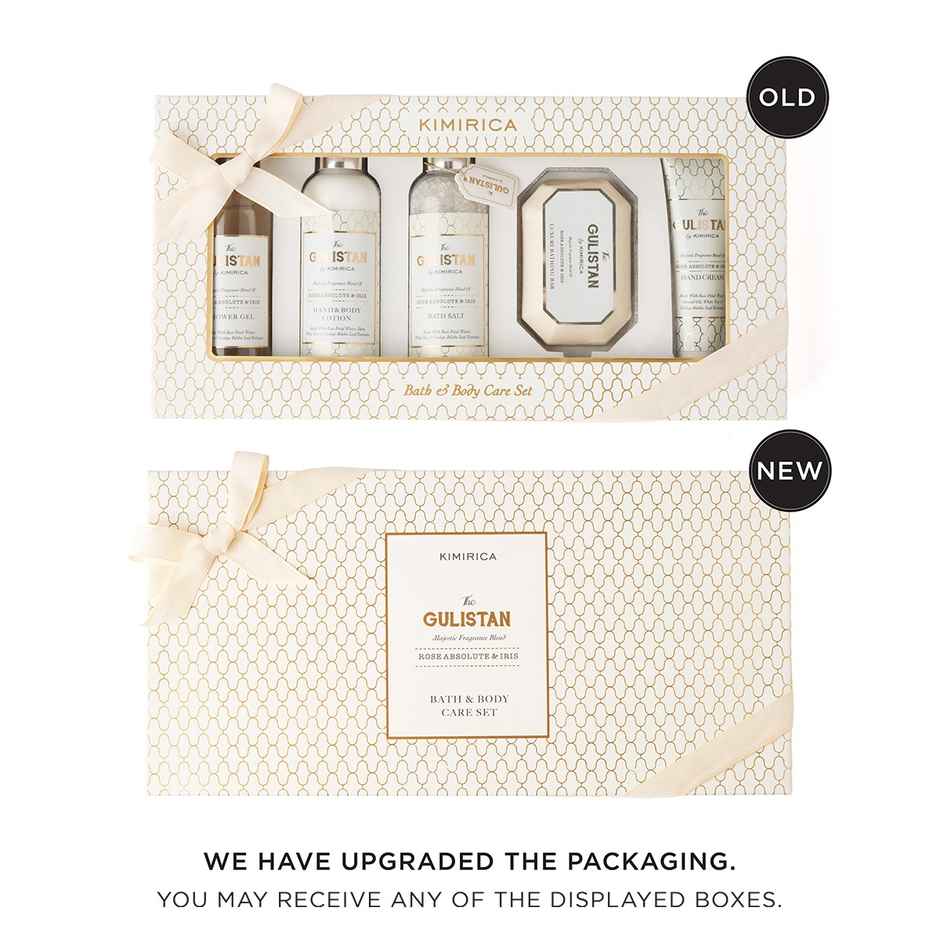 Kimirica Gulistan Indulgence Set | Luxury Bath & Body Gift Set with Soothing Rose Fragrance