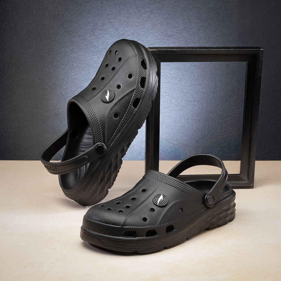 Asian Agc-14 Men Clogs Black (Size-9)