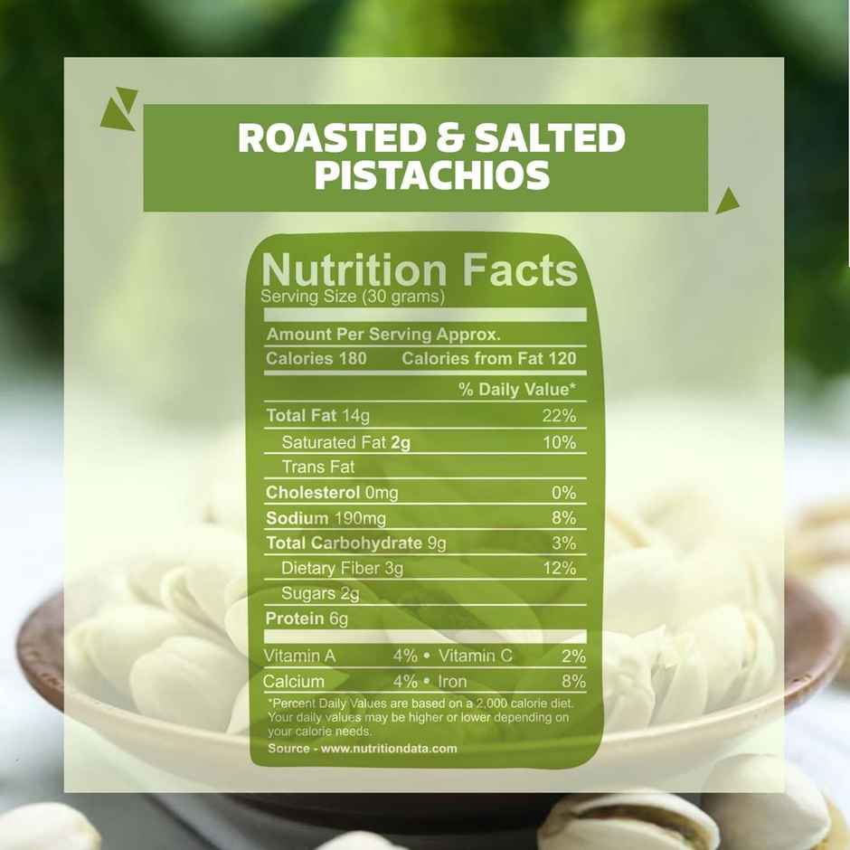 Wonderland Foods Roasted & Salted Pistachios