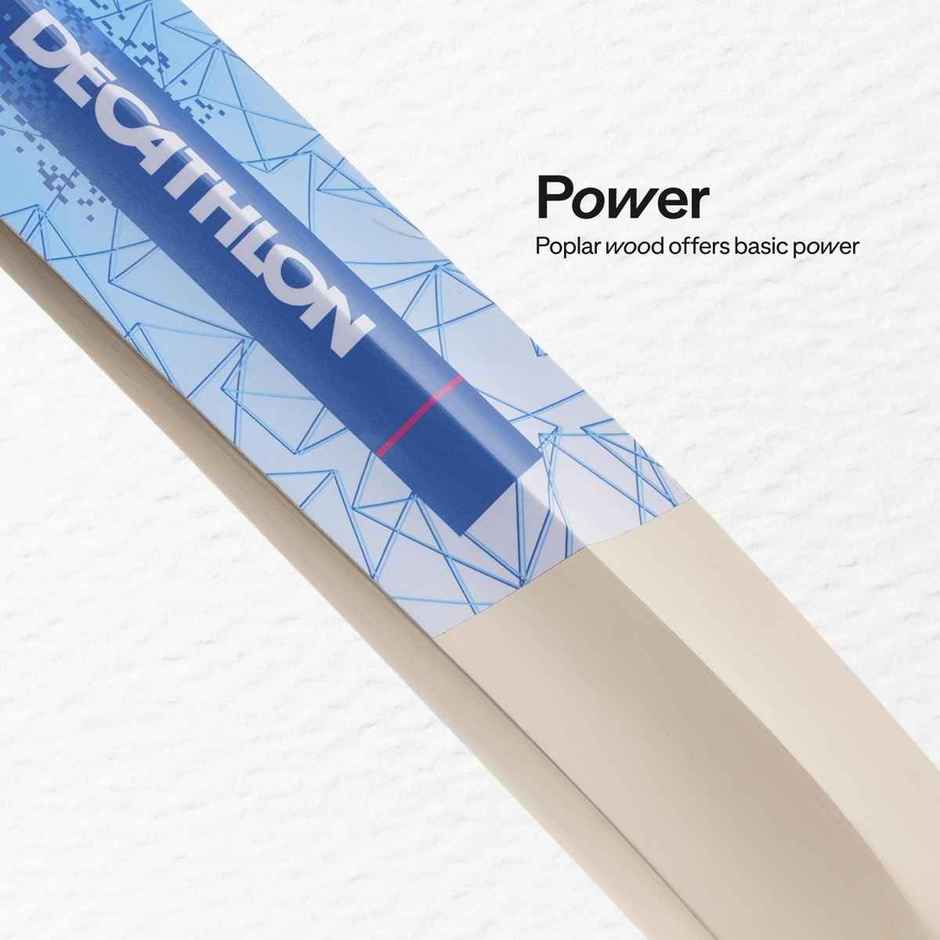 Decathlon FLX Adult Cricket Bat For Tennis Cricket | Blue | Size 6