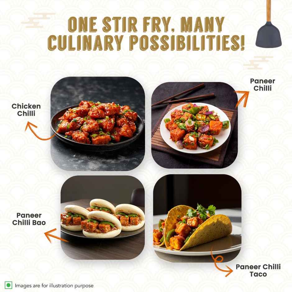 Ching's Premium Paneer Stir Fry Sauce, Ready to Cook Sauce, No Added Colour, No MSG