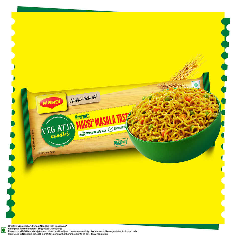 Maggi Veg Atta Noodles Made with Only Atta flour