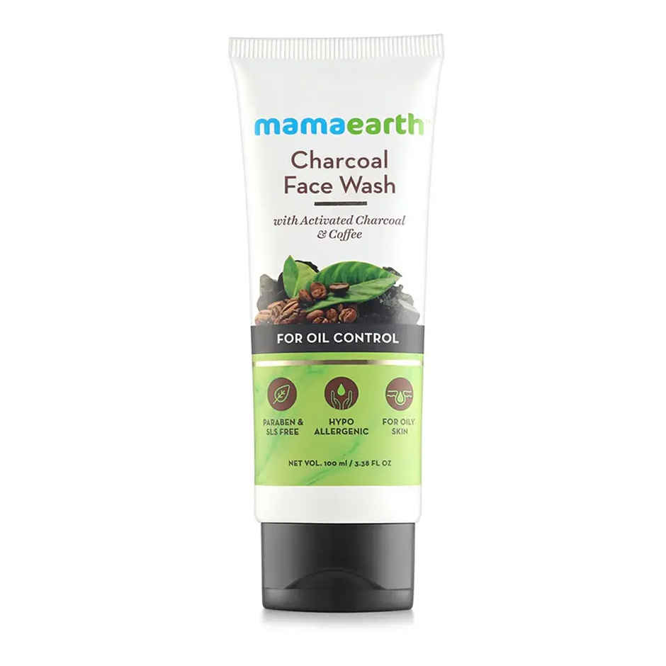 Mamaearth Charcoal Face Wash With Activated Charcoal And Coffee For Oil Control