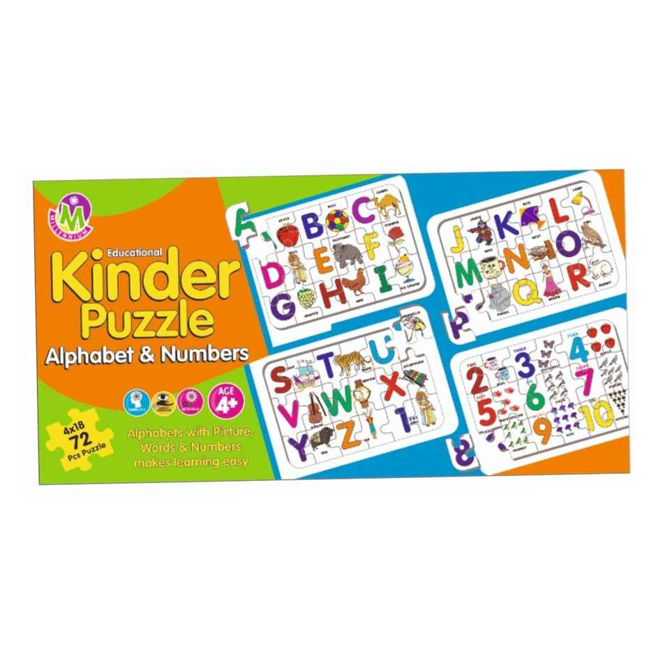 Millennium Puzzle Set Kinder Alphabet & Numbers Me-188