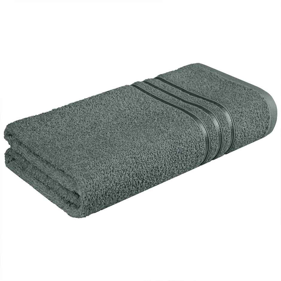 Home Elegance by myTrident Comfort Living Cotton Bath Towel | 70cm x 140cm | 400 GSM | Grey
