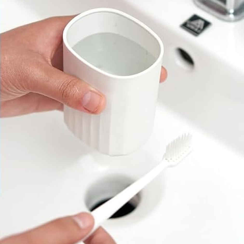 Square Toothbrush Storage Holder | Travel Bathroom Organizer | Assorted