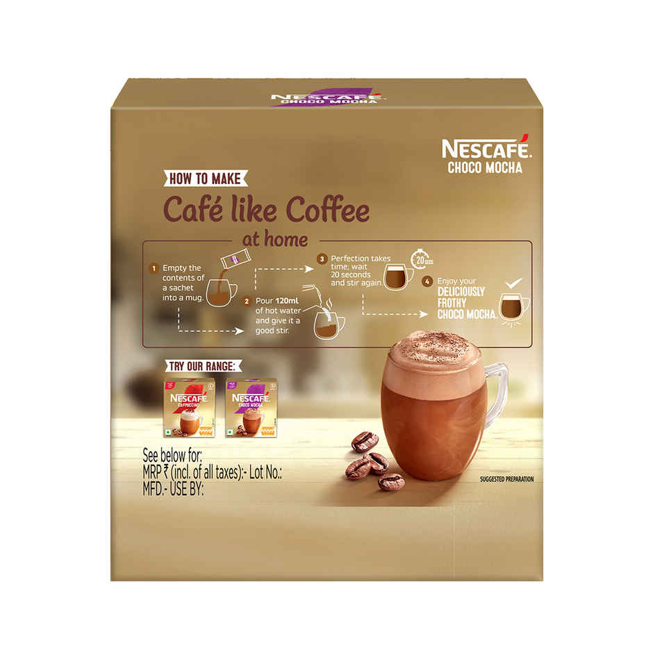 Nescafe Choco Mocha Coffee Premix Sachets