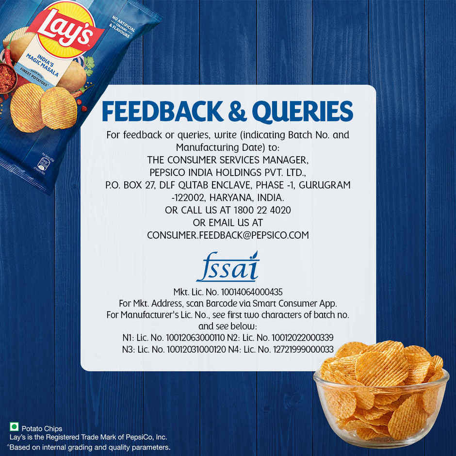 Lay's India's Magic Masala Potato Chips Combo                    