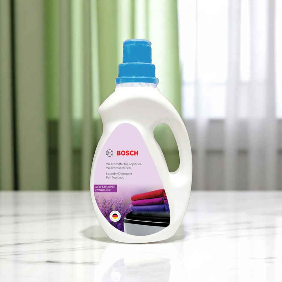 Bosch Lavender Fragrance Top Load Liquid Detergent Bottle
