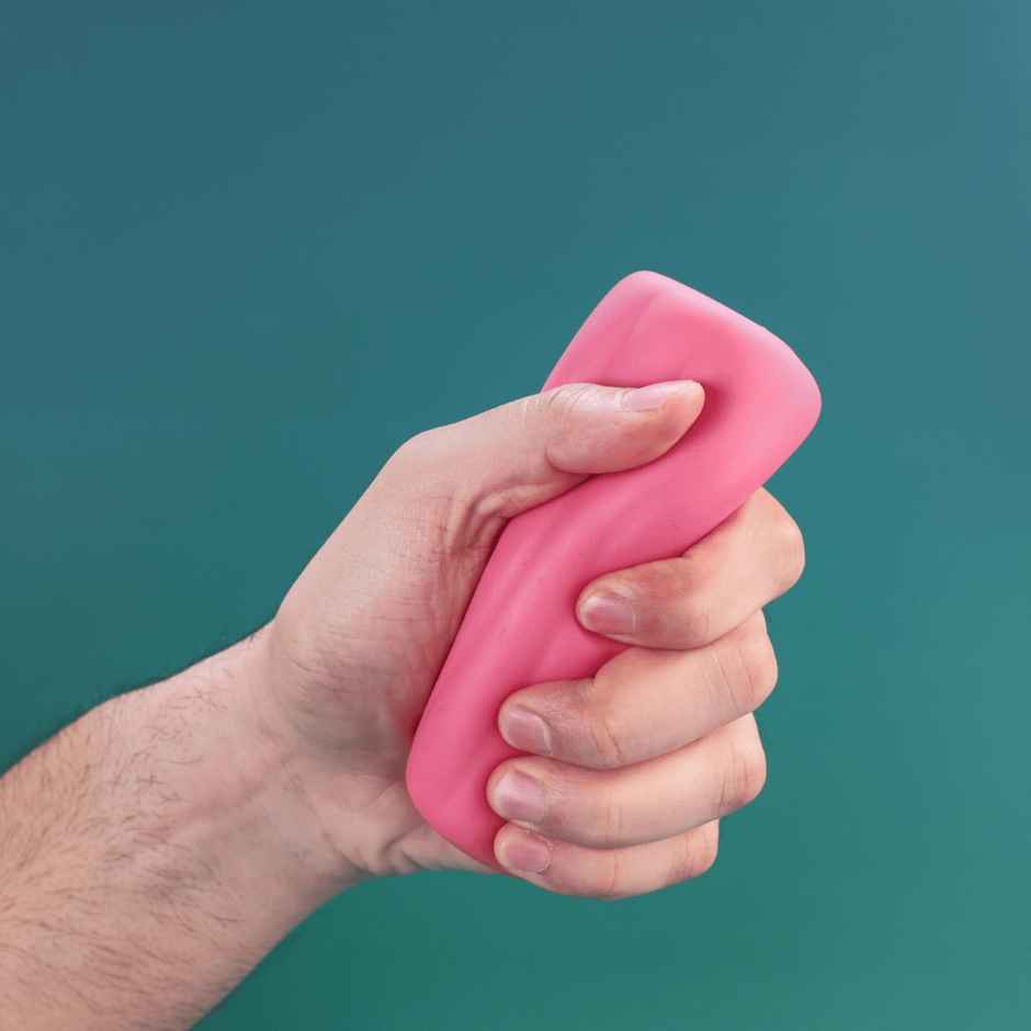 Leezu's Toofaan Intense Stroker Personal Massager with Water Based Lubricating Gel