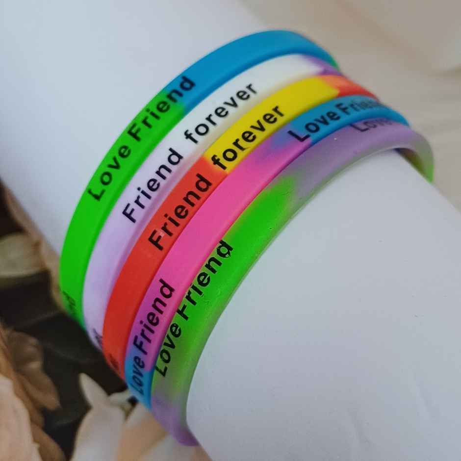 Friendship Rubber Bands | Assorted | Pack Of 5 | Gullak