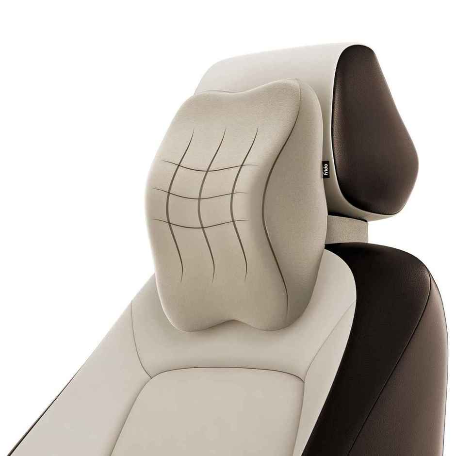 Frido Ultimate Car Neck Rest Pillow - Beige