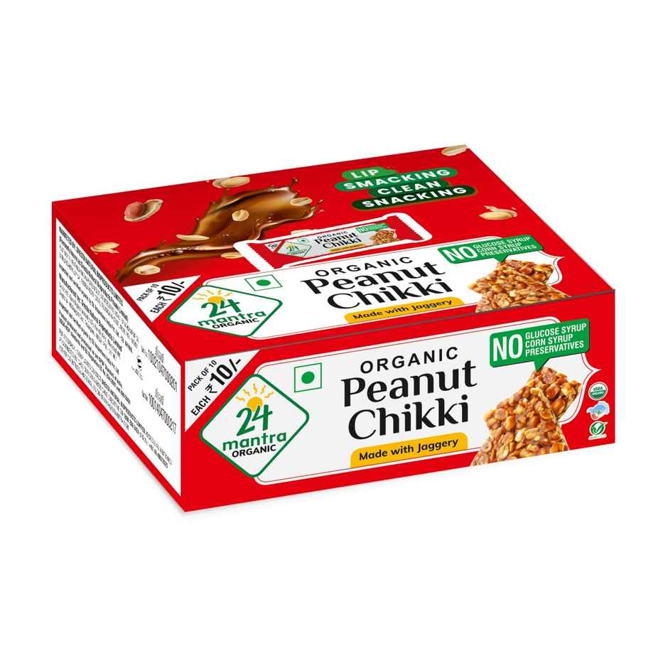 24 Mantra Organic Peanut Chikki