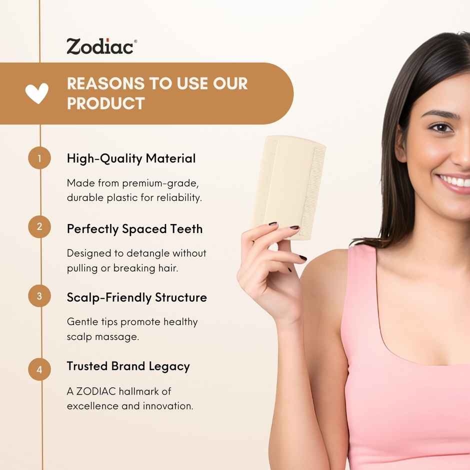 Zodiac Big Lice Comb