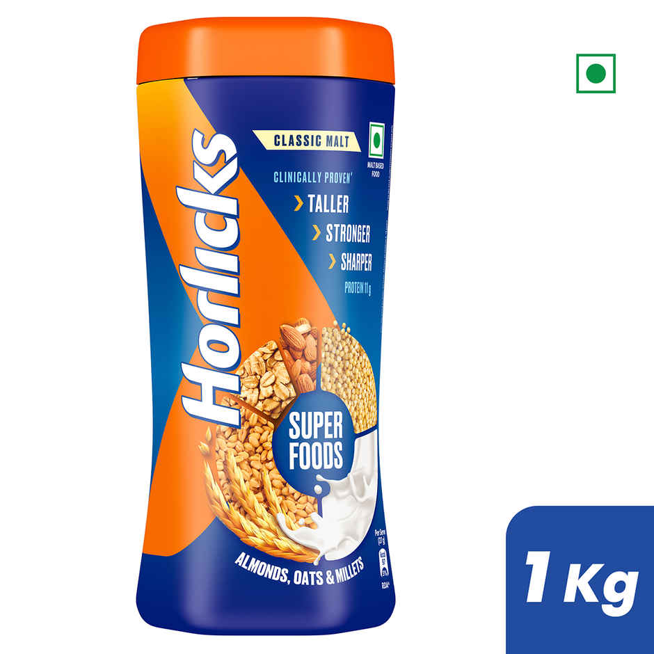 Horlicks Nutrition Drink Jar | Superfoods