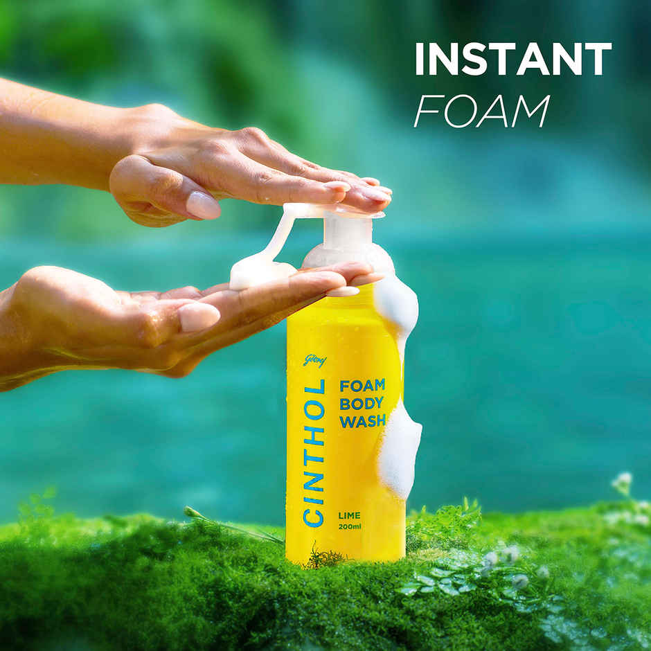 Cinthol Lime Foam Body Wash